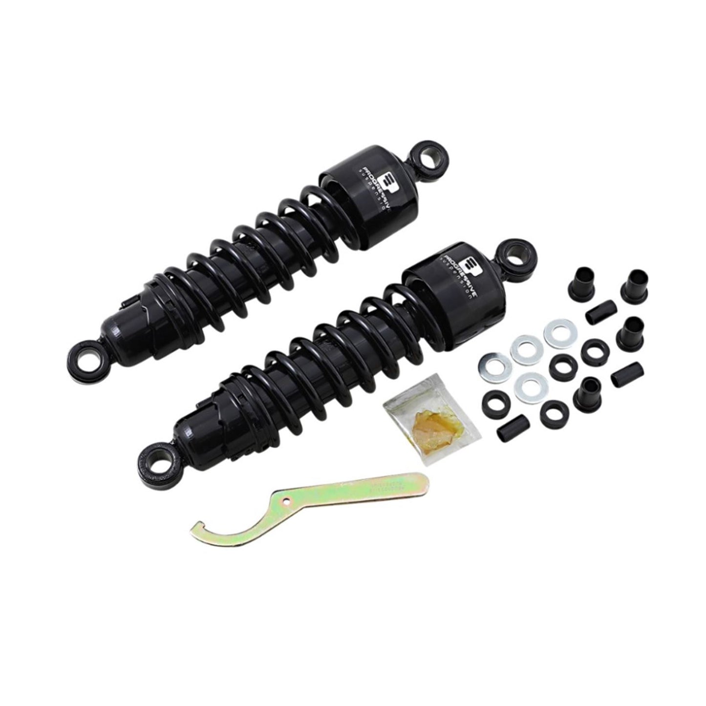 Progressive Suspension 412 Series Shock - 12" - Standard - Black - FLH/T 412-4079B_891319