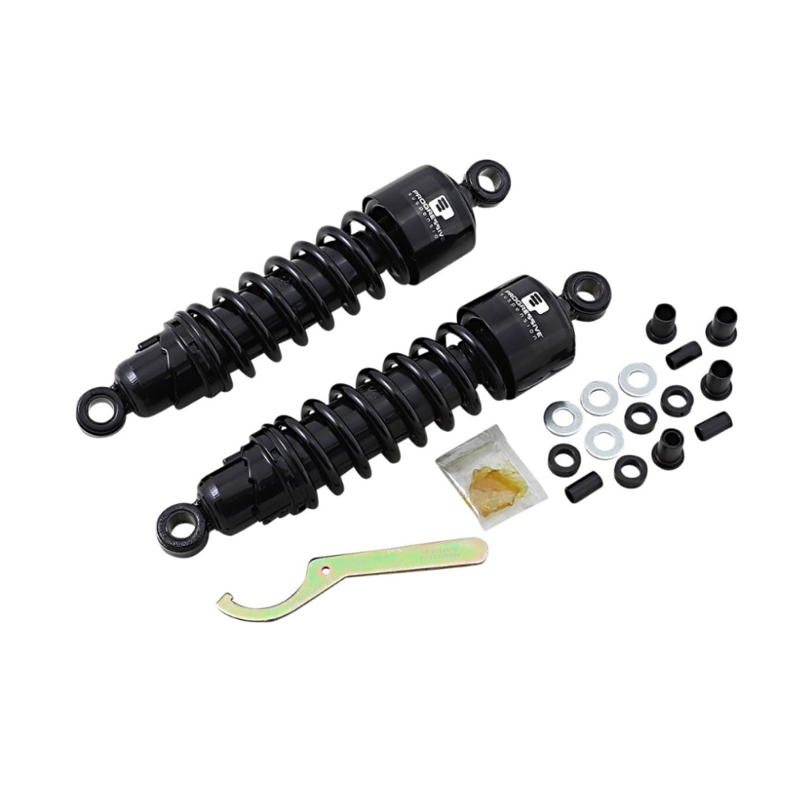 Progressive Suspension 412 Series Shock - 12" - Standard - Black - FLH/T 412-4079B_891319
