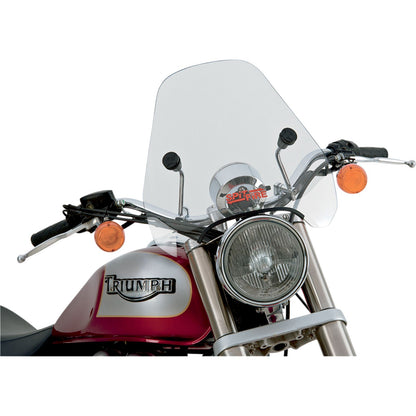 Slipstreamer S-06 Spitfire Windshield Clear with Chrome Hardware 7/8" & 1" S-06-CHR-C_474750