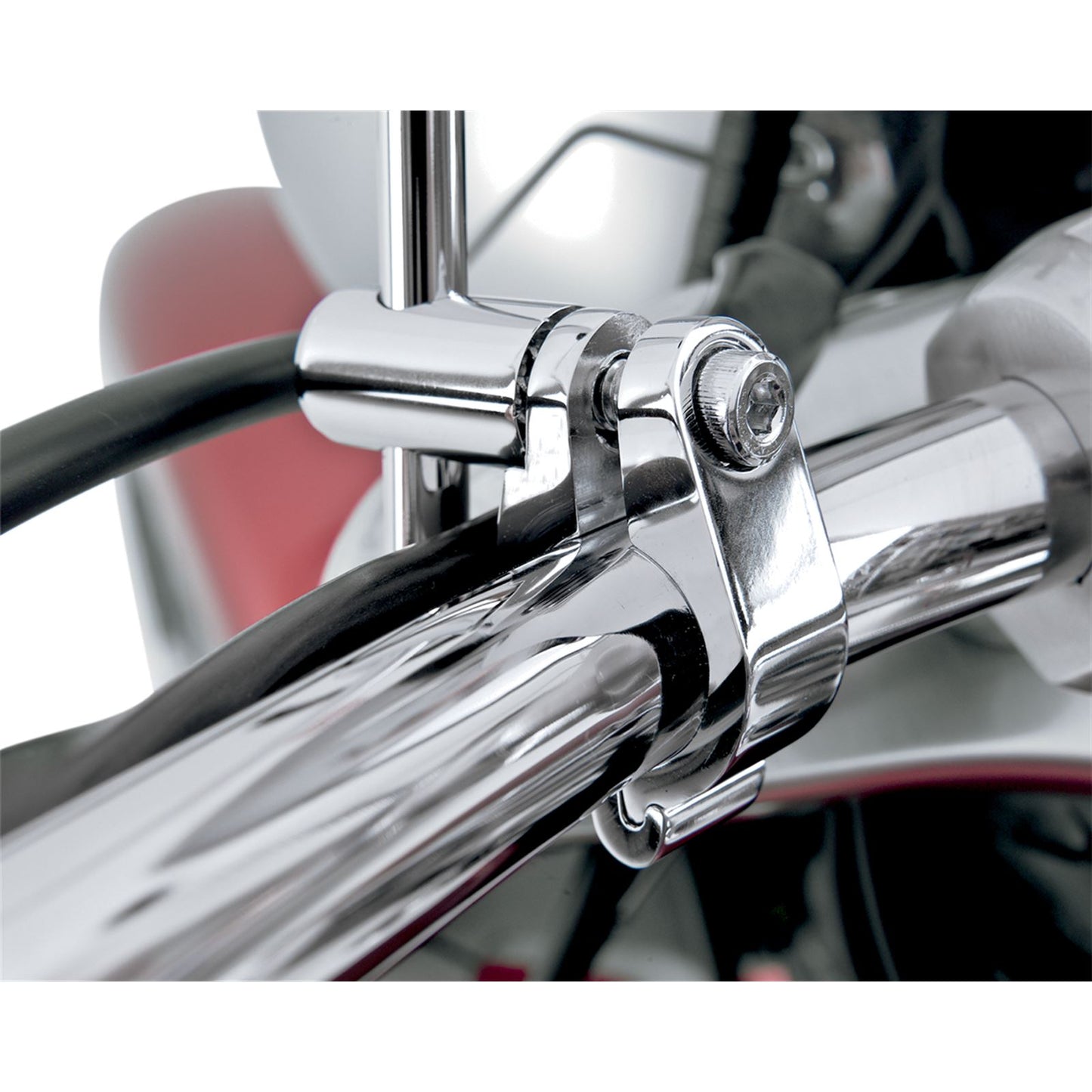 Slipstreamer S-06 Spitfire Windshield Clear with Chrome Hardware 7/8" & 1" S-06-CHR-C_474752