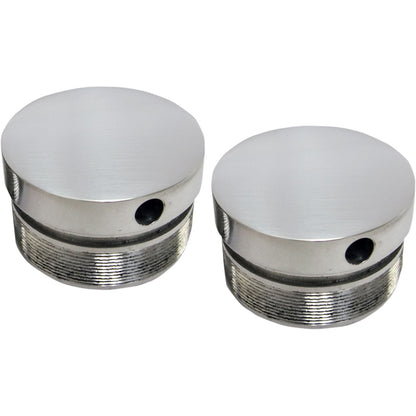 LA Choppers Flush-Mount Fork Cap - Polished - 49 mm [MPN: LA-7504-49]_413967