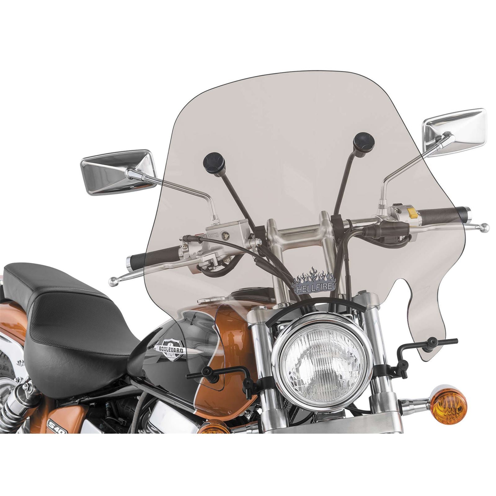 Slipstreamer SS-24V Hellfire Windshield 18" - Smoke SS-24V-T_278396