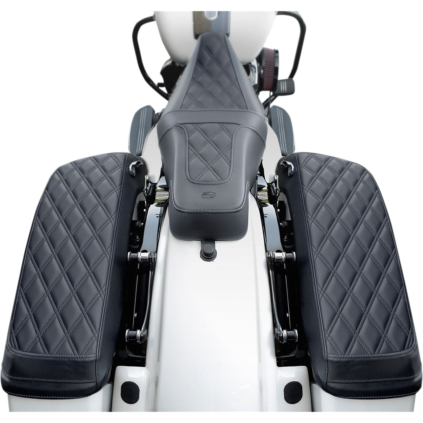 Saddlemen Saddlebag Cover - Lattice Stitch - Bagger L870-14-LS_548805