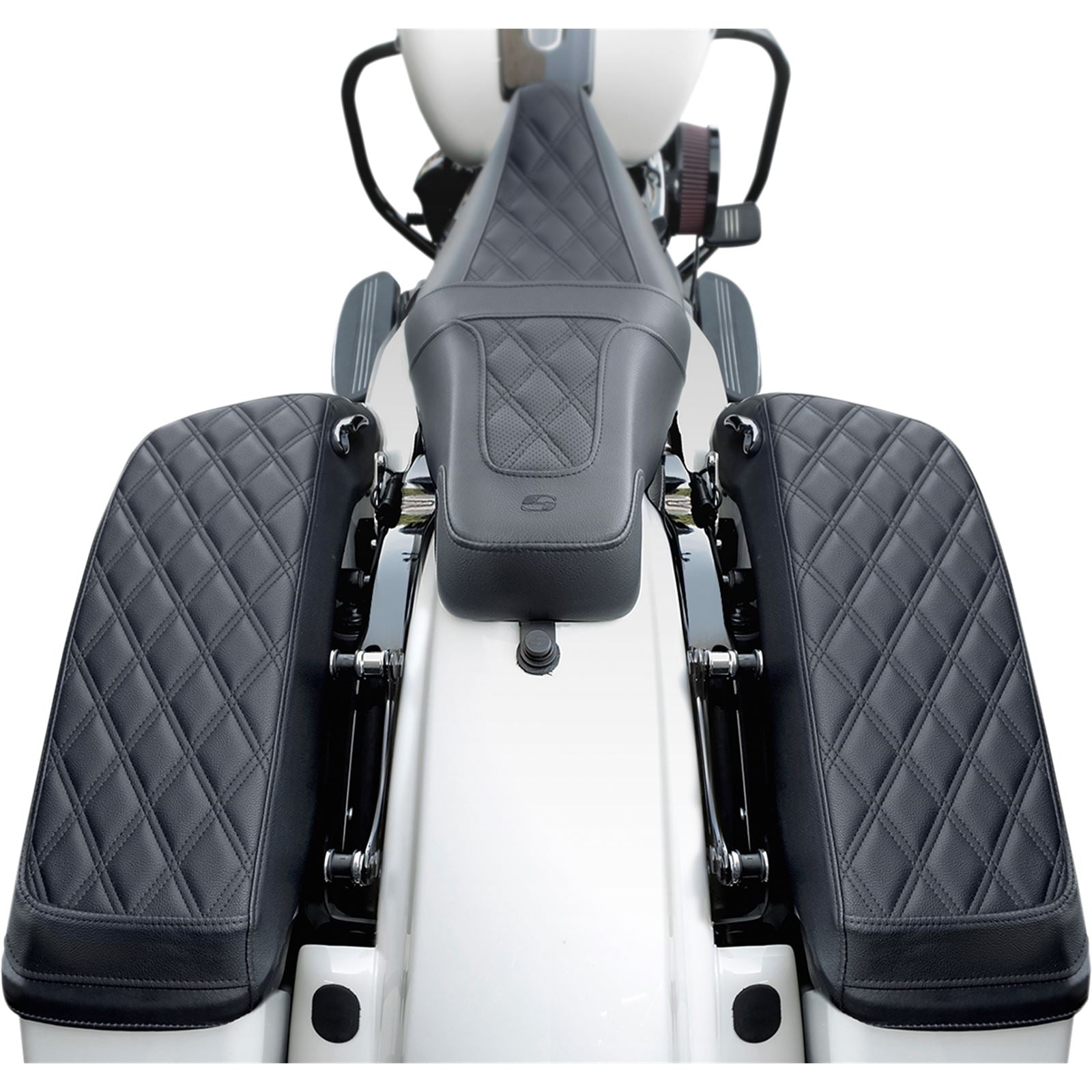 Saddlemen Saddlebag Cover - Lattice Stitch - Bagger L870-14-LS_548805