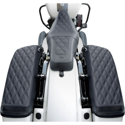Saddlemen Saddlebag Cover - Lattice Stitch - Bagger L870-14-LS_548805