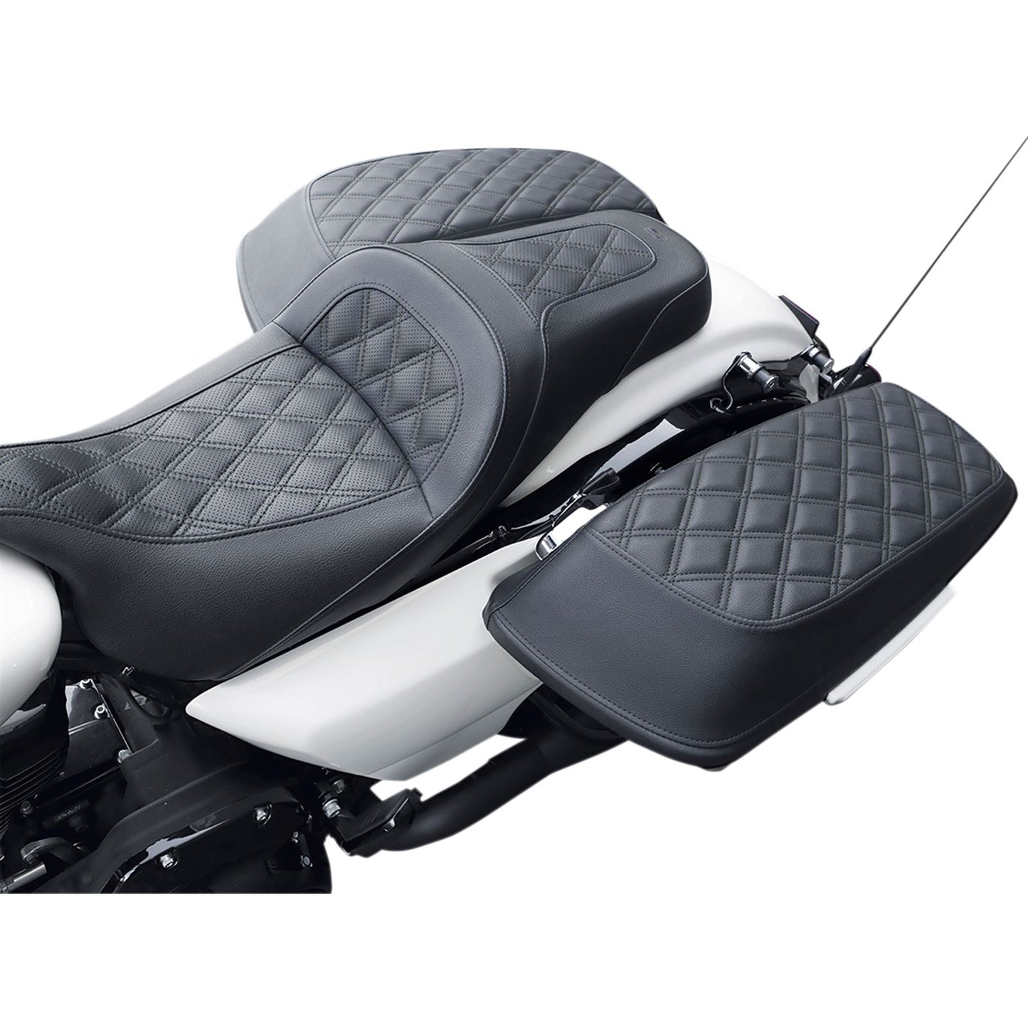 Saddlemen Saddlebag Cover - Lattice Stitch - Bagger L870-14-LS_548807