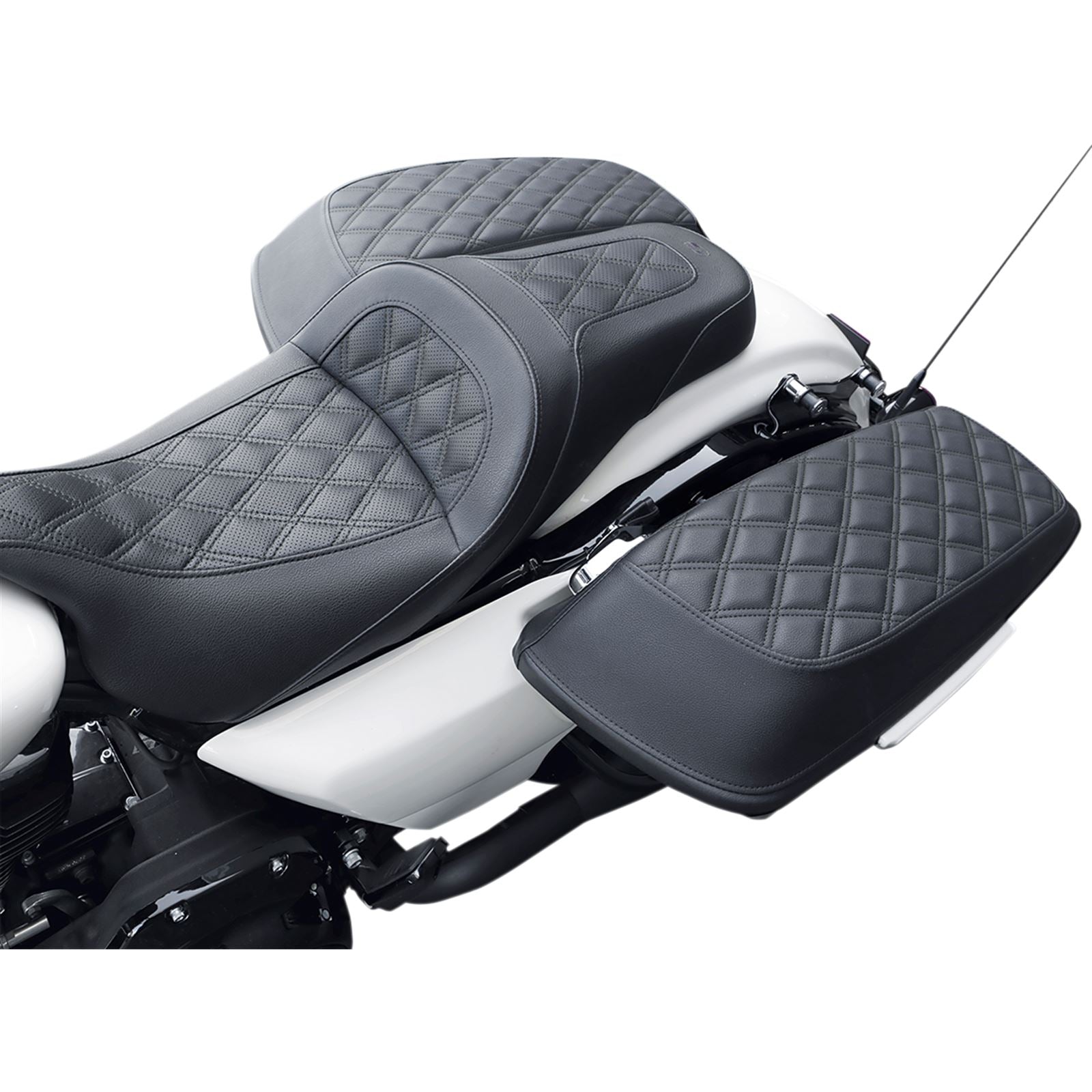 Saddlemen Saddlebag Cover - Lattice Stitch - Bagger L870-14-LS_548807