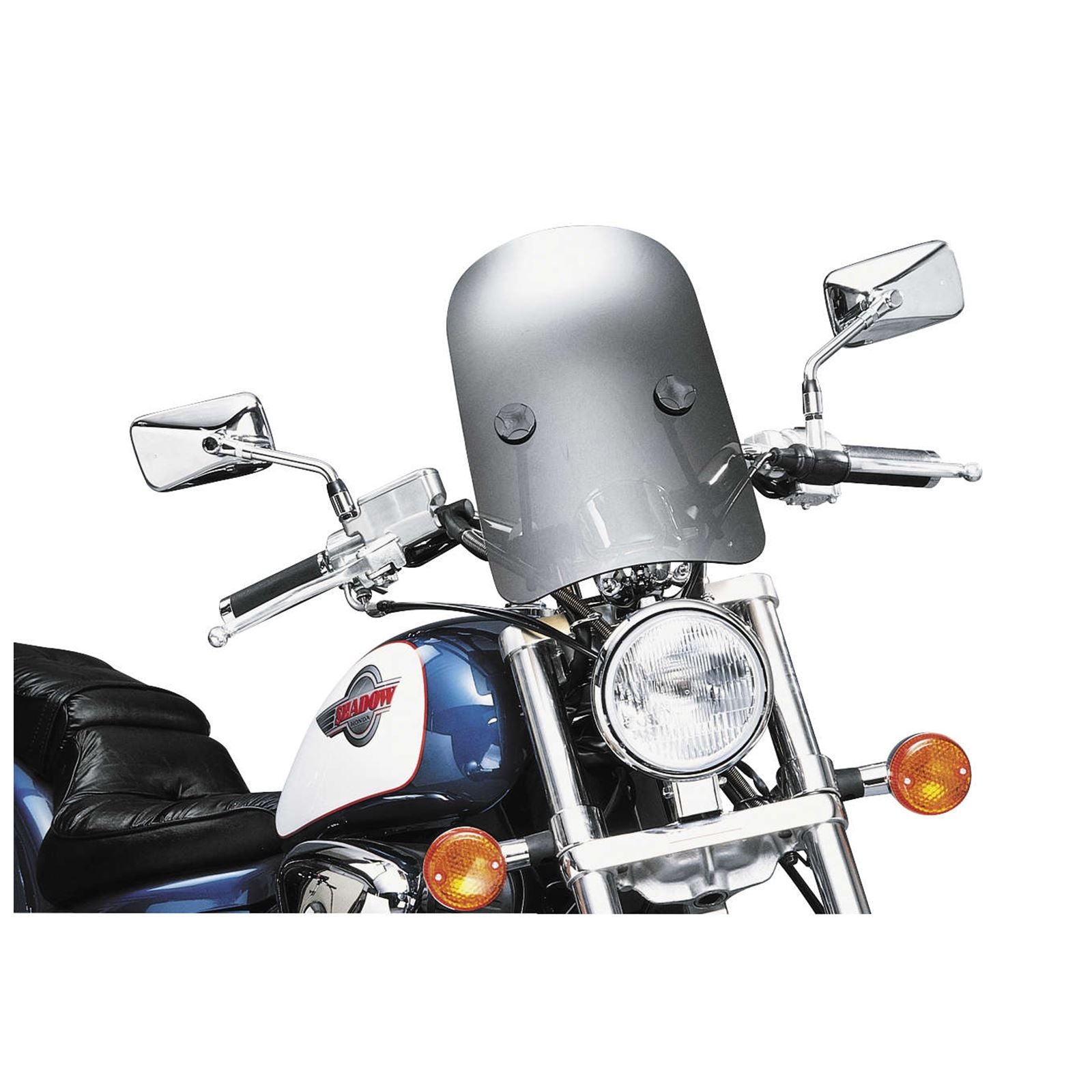 Slipstreamer HD-3 Tombstone Windshield Clear with Black Hardware 7/8" & 1" HD-3-CLEAR_278398