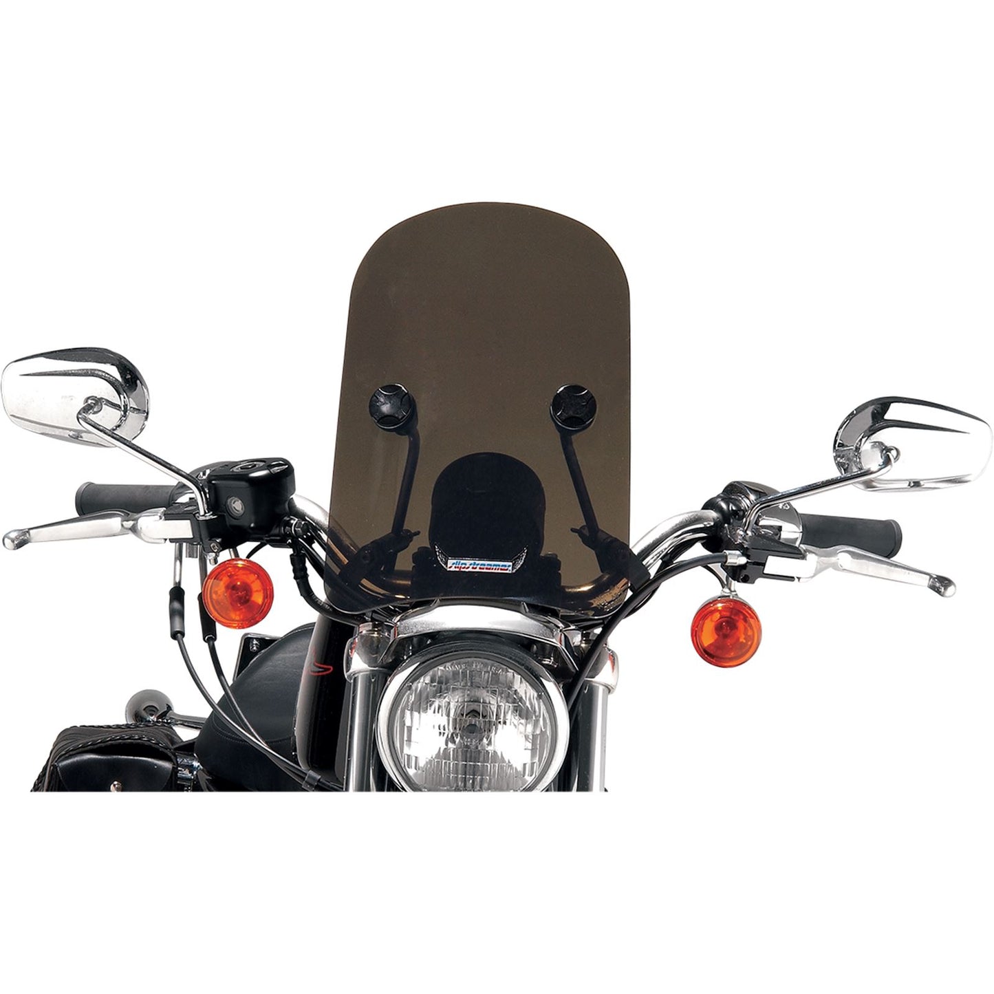 Slipstreamer HD-3 Tombstone Windshield Dark Smoke with Black Hardware 7/8" & 1" HD-3-SMOKE_474879