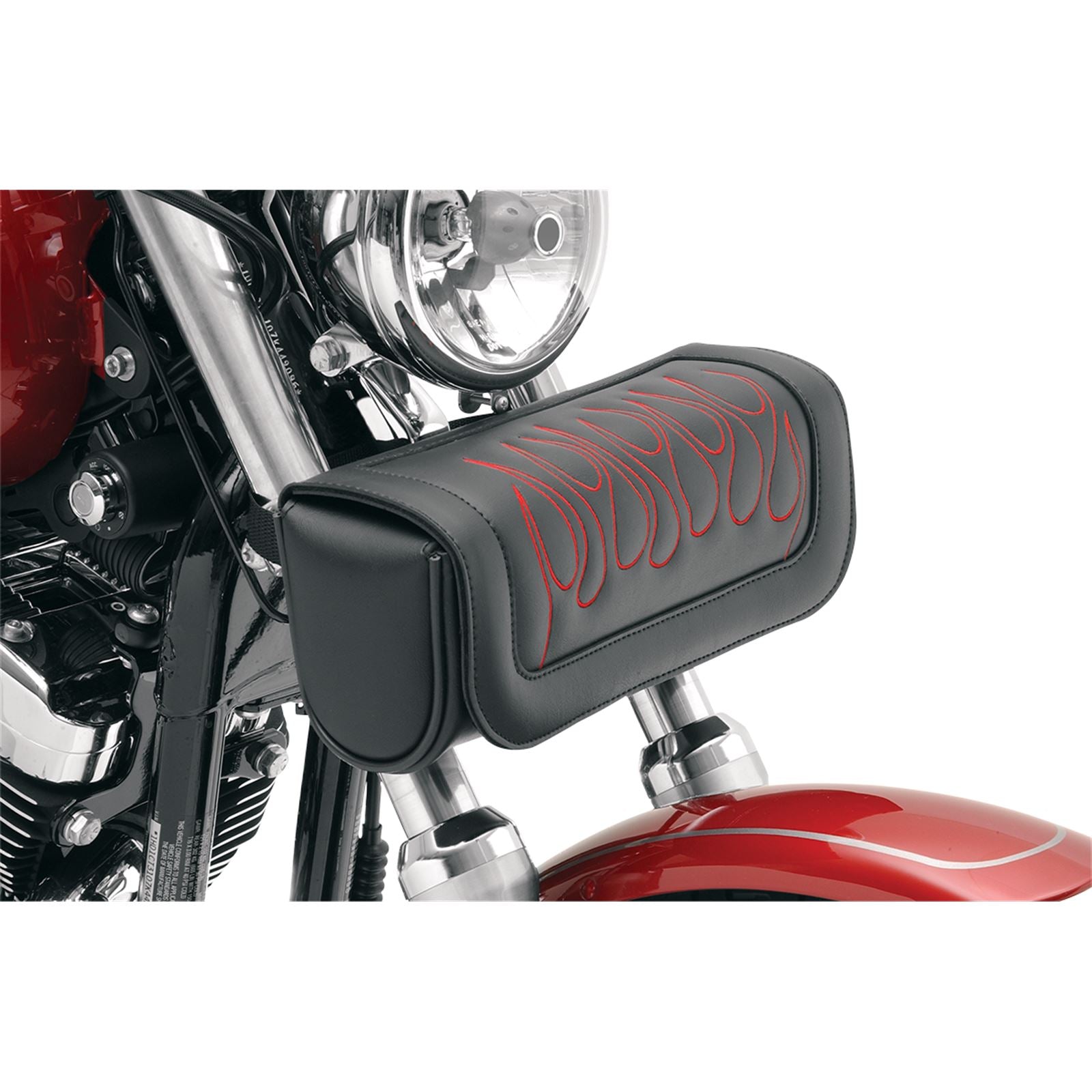 Saddlemen Highwayman Tattoo Tool Pouch - Flame - Red X021-05-0032_550453