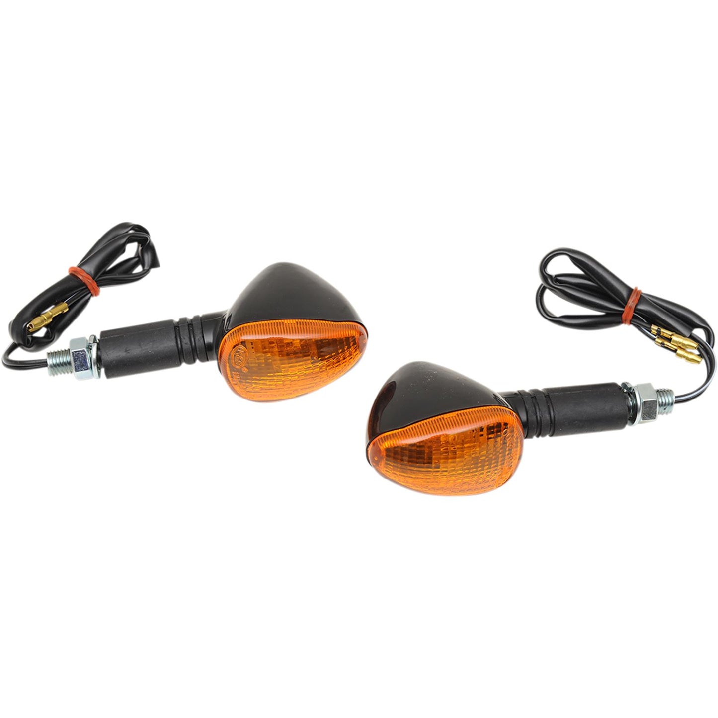 K&S Marker Lights - Single Filament - Black/Amber 25-8400_404515