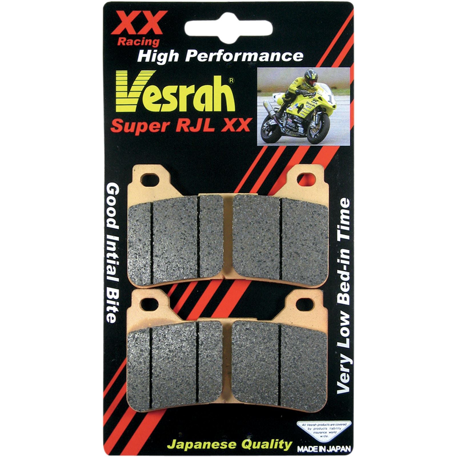 Vesrah JL Sintered Metal Brake Pads - VD-170RJL-XX [MPN: VD-170RJL-XX]_491381