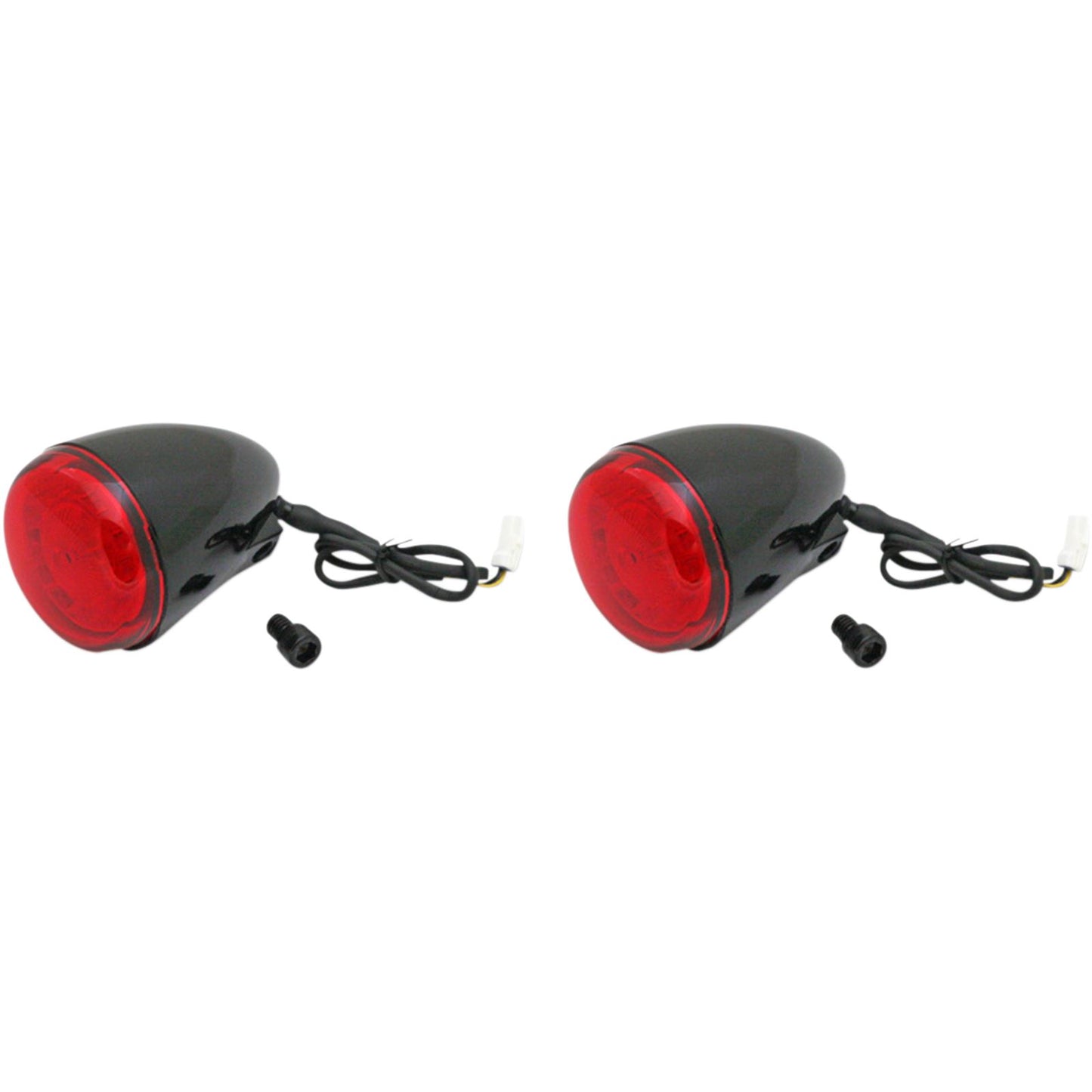Custom Dynamics ProBEAM® Turn Signals - Black/Red PB-IND-RTS-R-B_367549