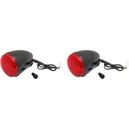 Custom Dynamics ProBEAM® Turn Signals - Black/Red PB-IND-RTS-R-B_367549