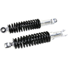 Emgo Custom Shorty Shocks With Shroud - Chrome/Black - Clevis Lowering 17-05696_381631