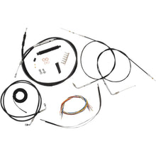 LA Choppers Black Vinyl Braided Cable/Brake Line Kit for 12"-14" Ape Hangers [MPN: LA-8110KT2A-13B]_415307