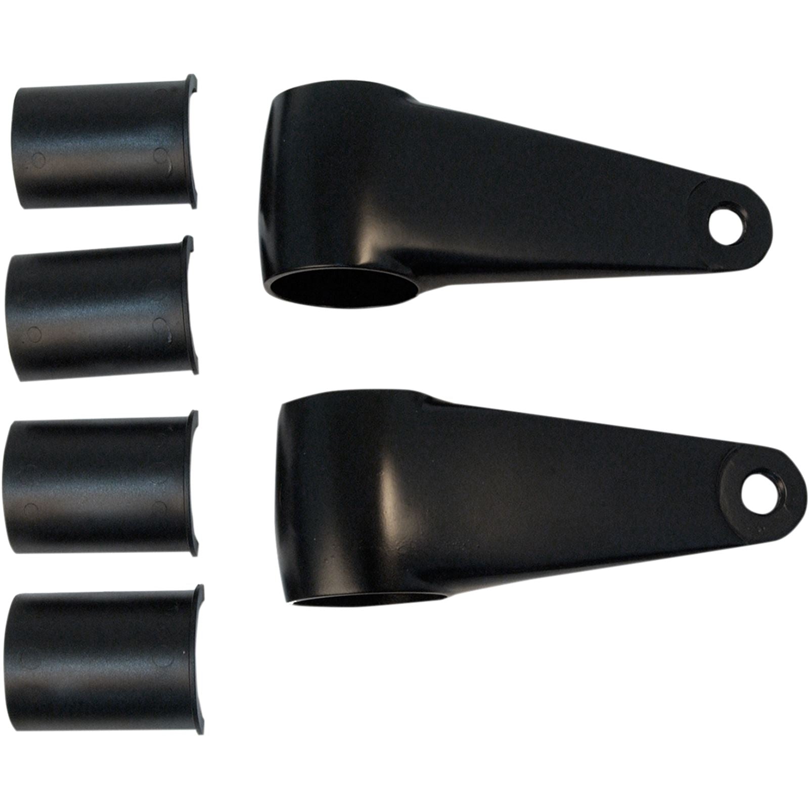 Emgo Headlamp Mounting Brackets - Black 66-35832_381738