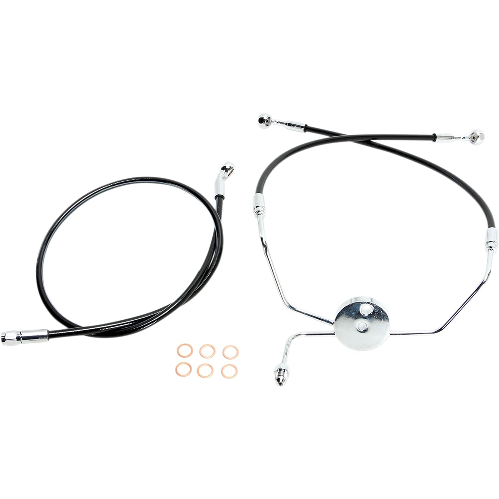 Magnum XR Brake Line Kit - 33" - Black/Chrome Fittings [MPN: SBC1304-33]_422874
