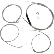 LA Choppers Stainless Cable/Brake Line Kit For Mini Ape Hanger Handlebars [MPN: LA-8300KT-08]_415079