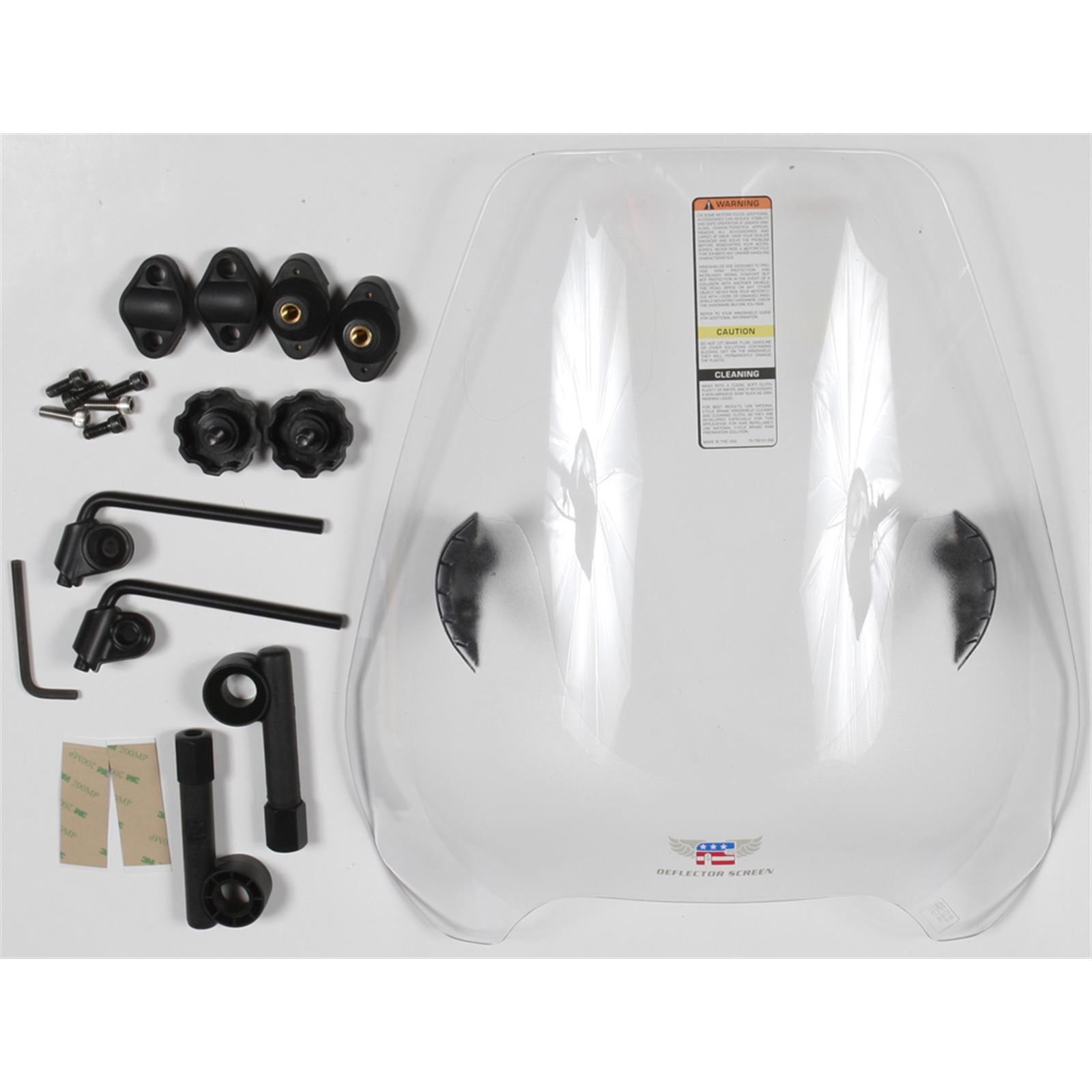 National Cycle Deflector Screen Clear 7/8" N25040_278640