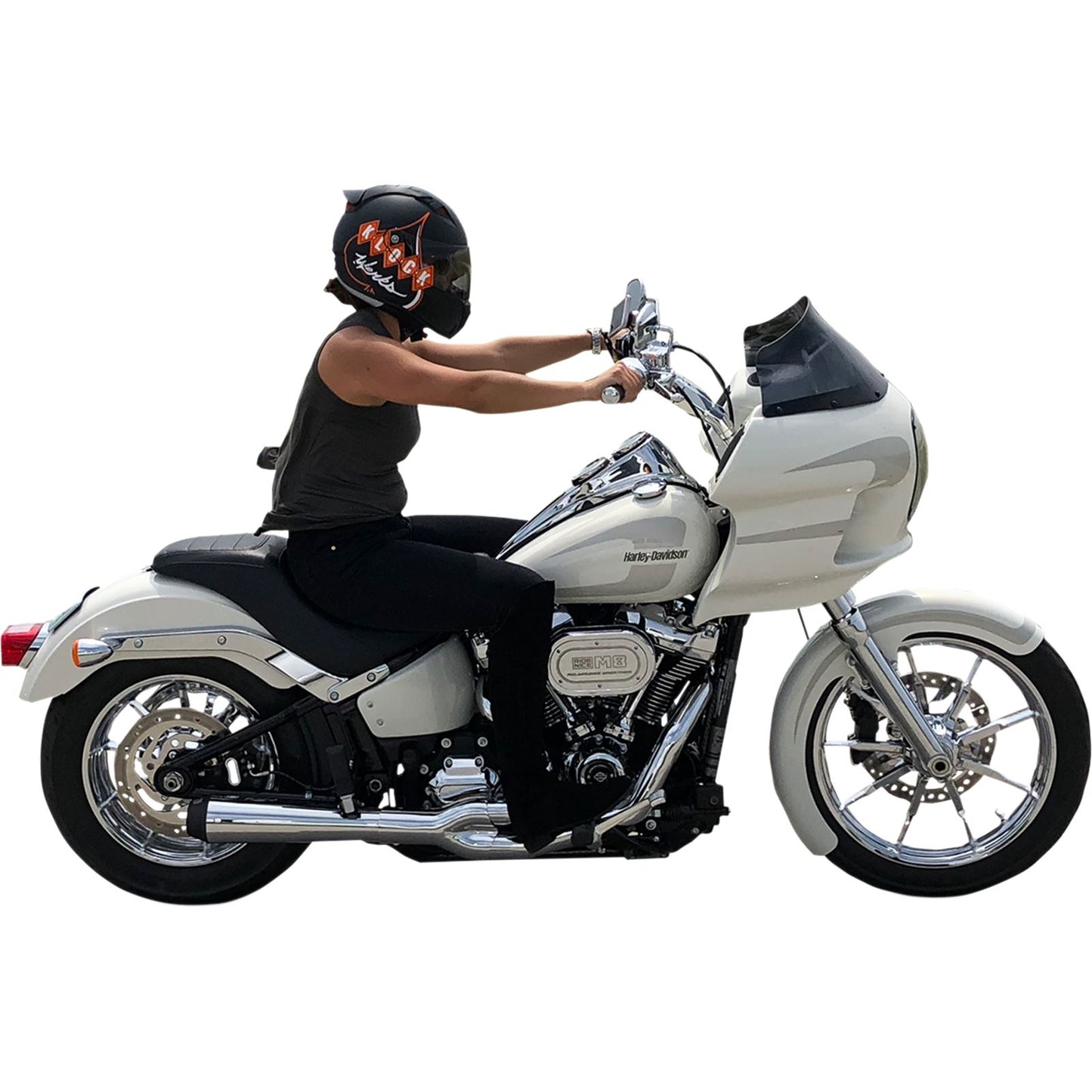 Klock Werks Wrapper Fender Kit  with  Satin Blocks - Steel - 19" [MPN: KW05-01-0491-R]_409413