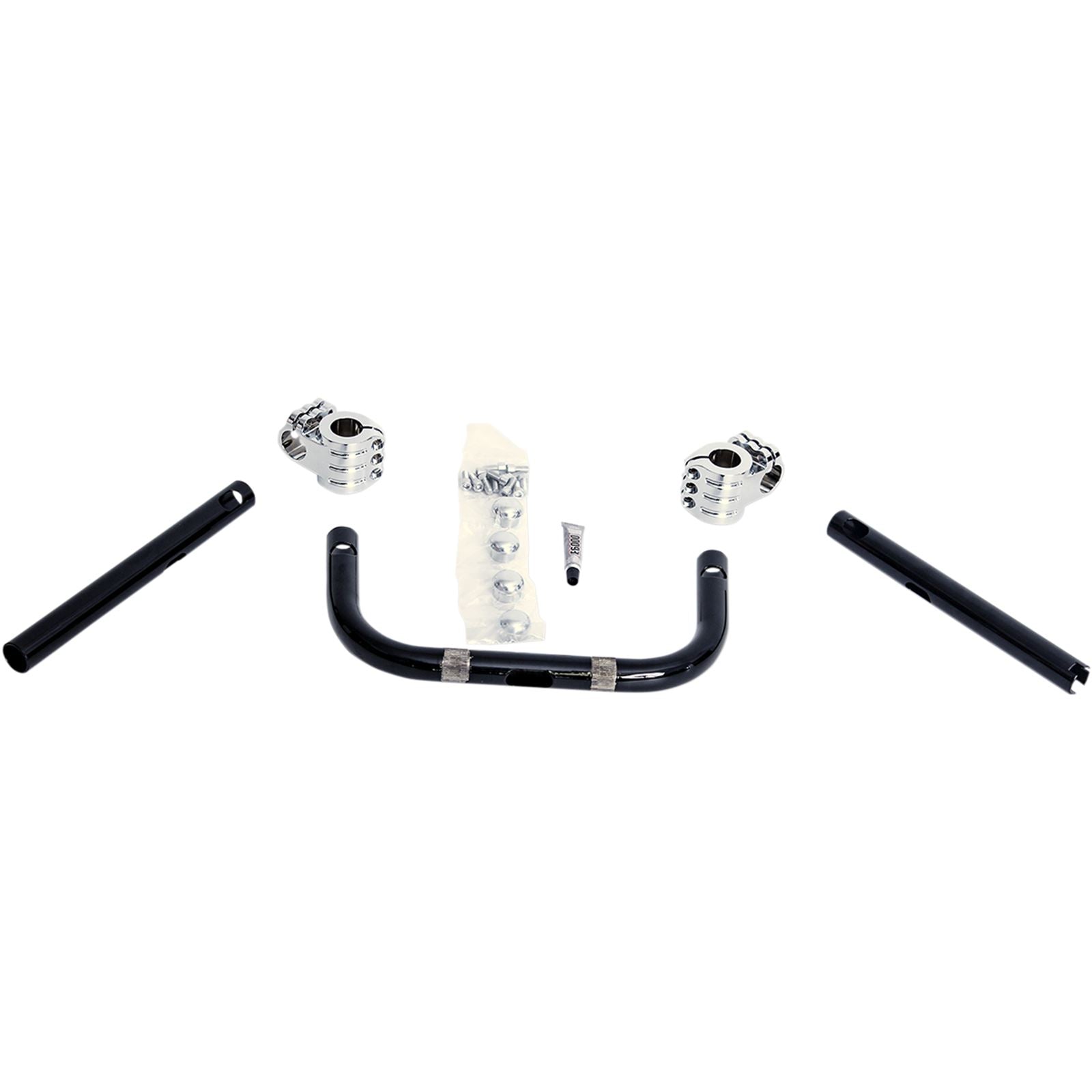 Klock Werks Black/Chrome 5" Klip Hanger Handlebar [MPN: KW05-01-0348]_409179