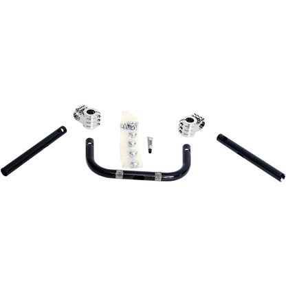 Klock Werks Black/Chrome 5" Klip Hanger Handlebar [MPN: KW05-01-0348]_409179