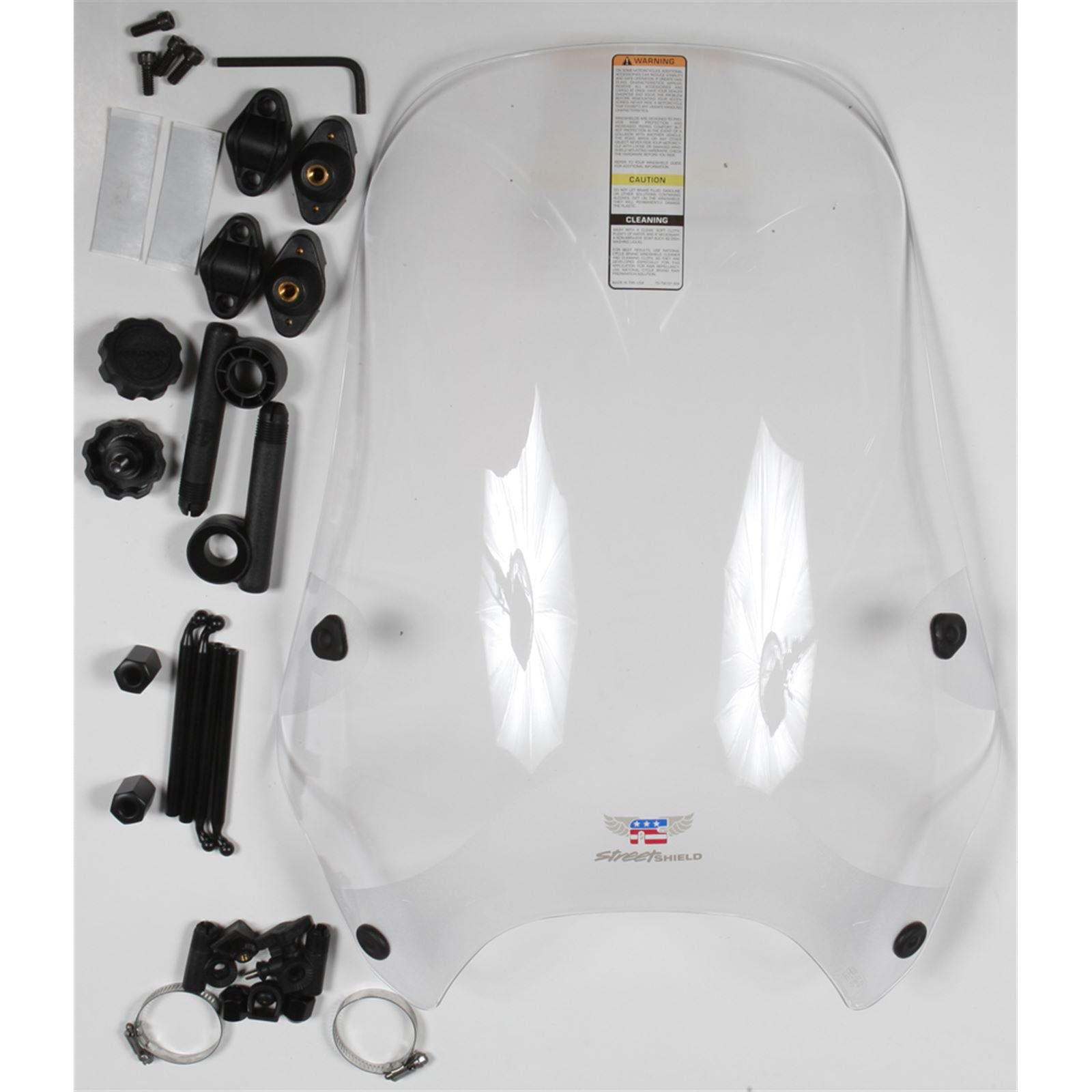 National Cycle Street Screen Clear 1" N25012_278655