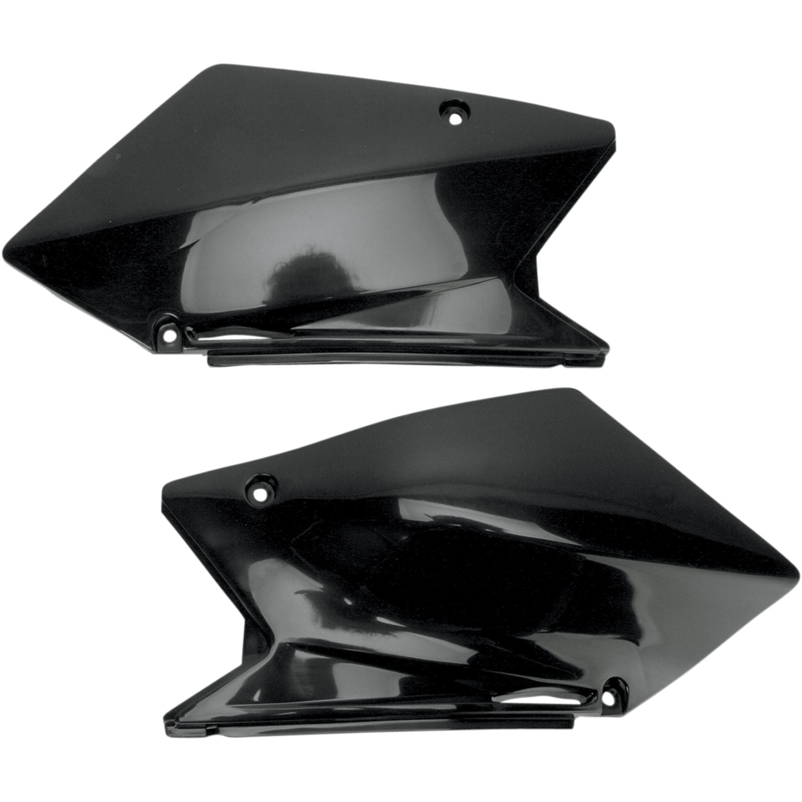 UFO Plastics Side Panels - RMZ 450 - Black [MPN: SU03910-001]_486394