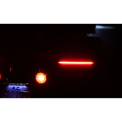 Custom Dynamics LED Low-Profile BAGZ™ Accent Lights - '09-'13 Red Lens CD-LP-SS8-R_368202