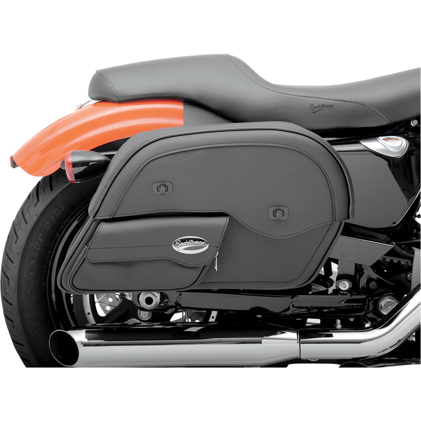 Saddlemen Cruis'n™ Slant Face Pouch Saddlebags - Jumbo OPEN BOX [MPN: 3501-0382]_2715905