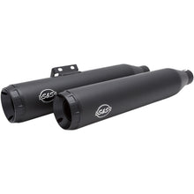 S&S Cycle Grand National Race Mufflers - Black - Softail '18-'19 550-0737_470085