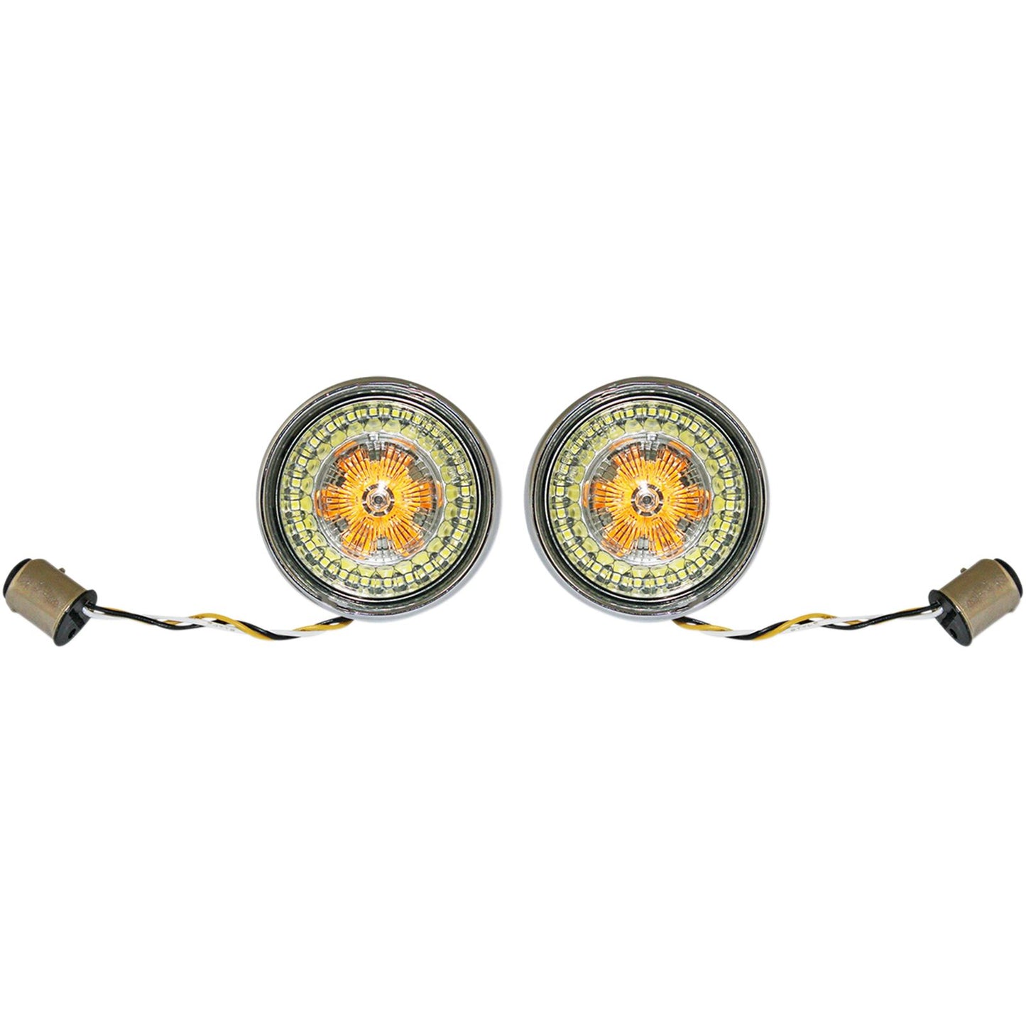 Custom Dynamics Bullet Turn Signal - 1157 - Chrome - Smoke Lens PB-BB-AW-1157CS_367476