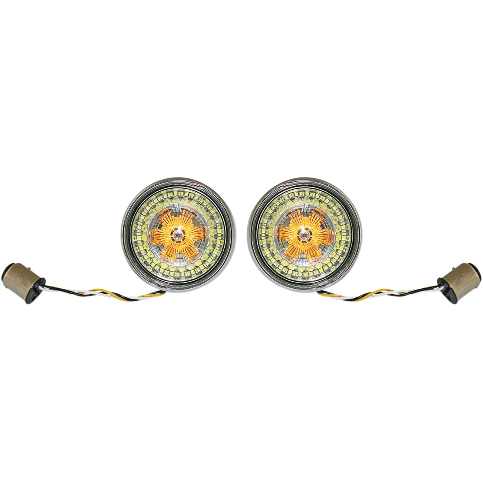 Custom Dynamics Bullet Turn Signal - 1157 - Chrome - Smoke Lens PB-BB-AW-1157CS_367476