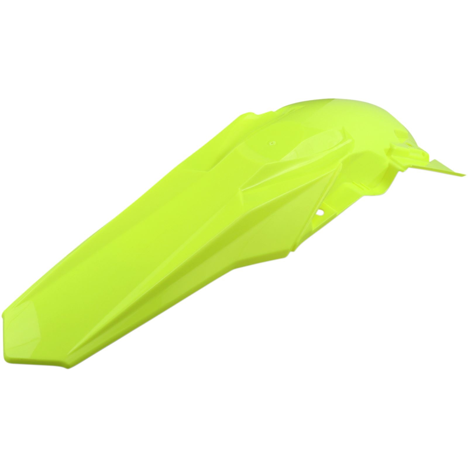 UFO Plastics MX Rear Fender - Fluorescent Yellow - '19-'20 RMZ450 [MPN: SU04940-DFLUU]_488058