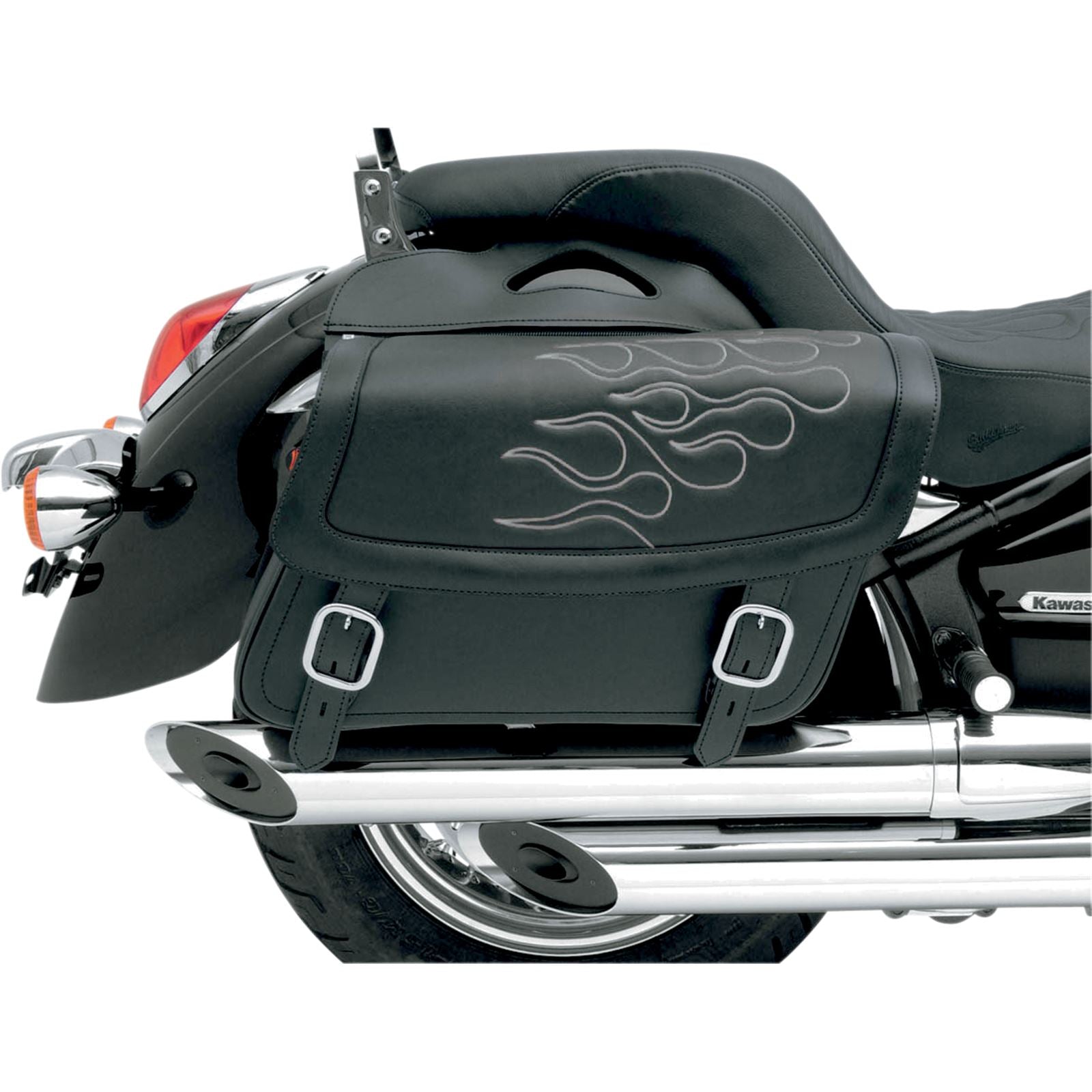 Saddlemen Flame Saddlebag - Silver - Jumbo X021-05-0423_549770