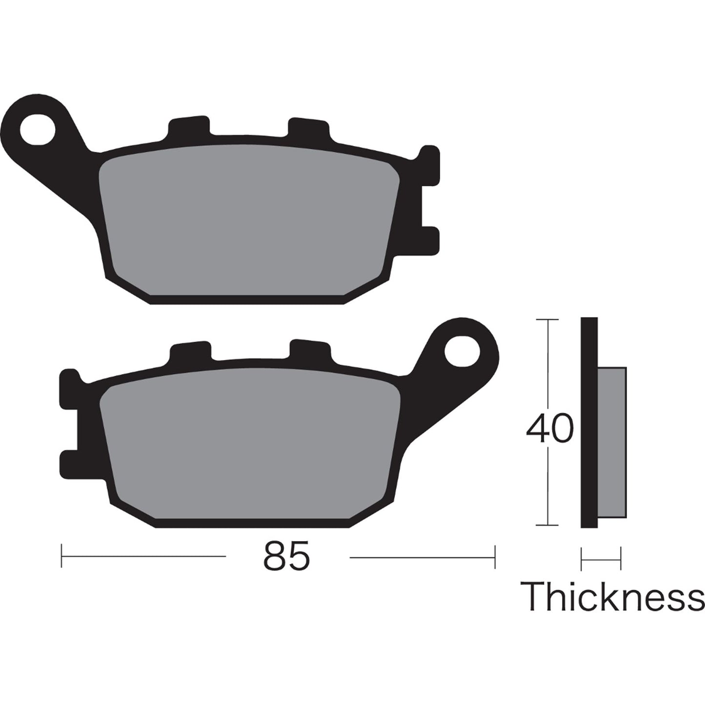 Vesrah Semi-Metallic Brake Pads - VD-163 [MPN: VD-163]_491561