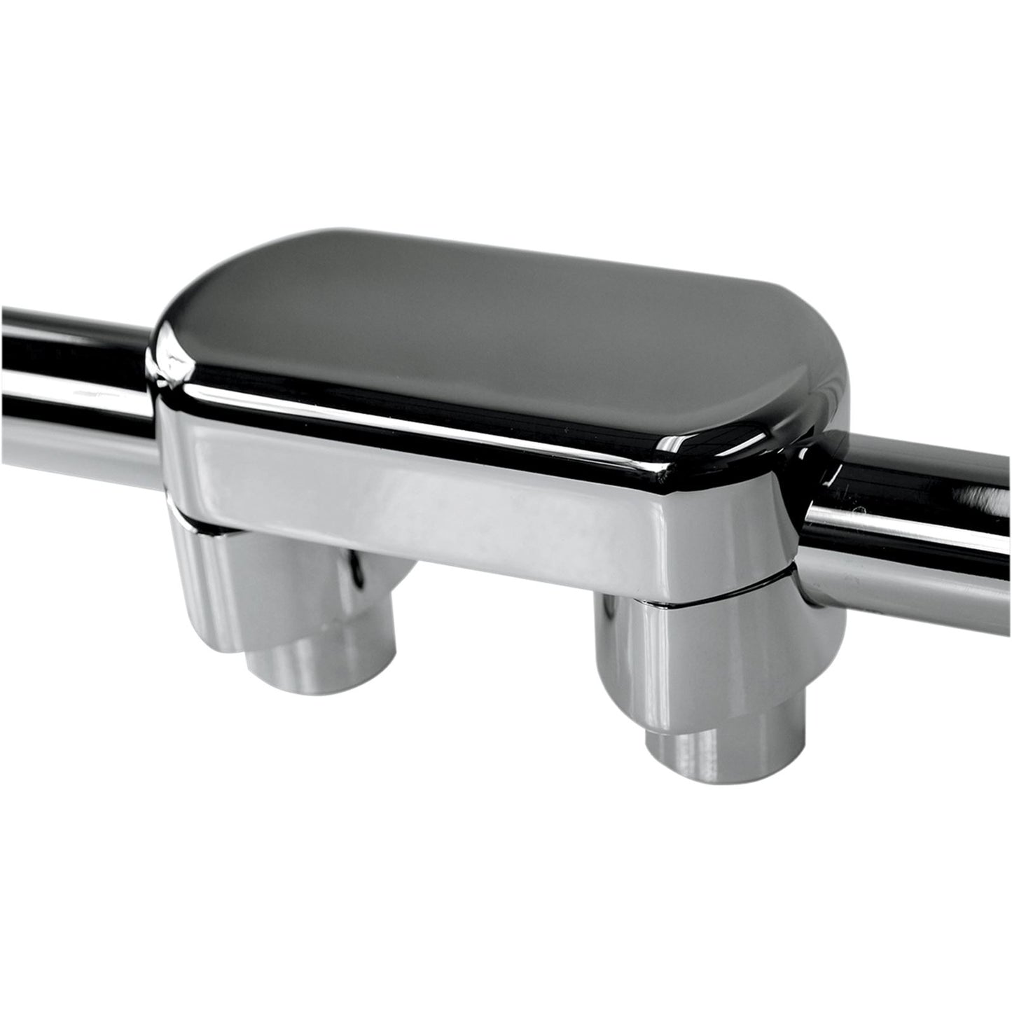 LA Choppers Chrome 1-1/2" Risers with  Solid Top [MPN: LA-7442-01]_414839