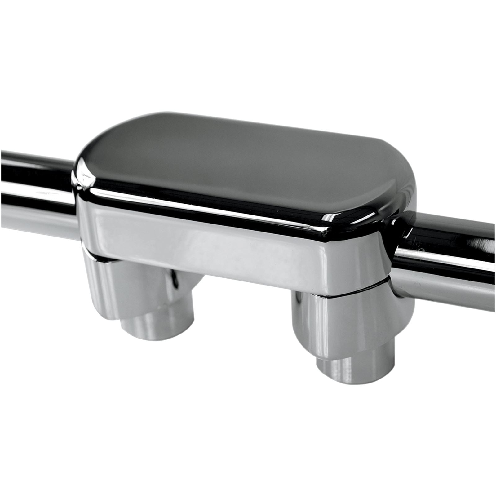 LA Choppers Chrome 1-1/2" Risers with  Solid Top [MPN: LA-7442-01]_414839