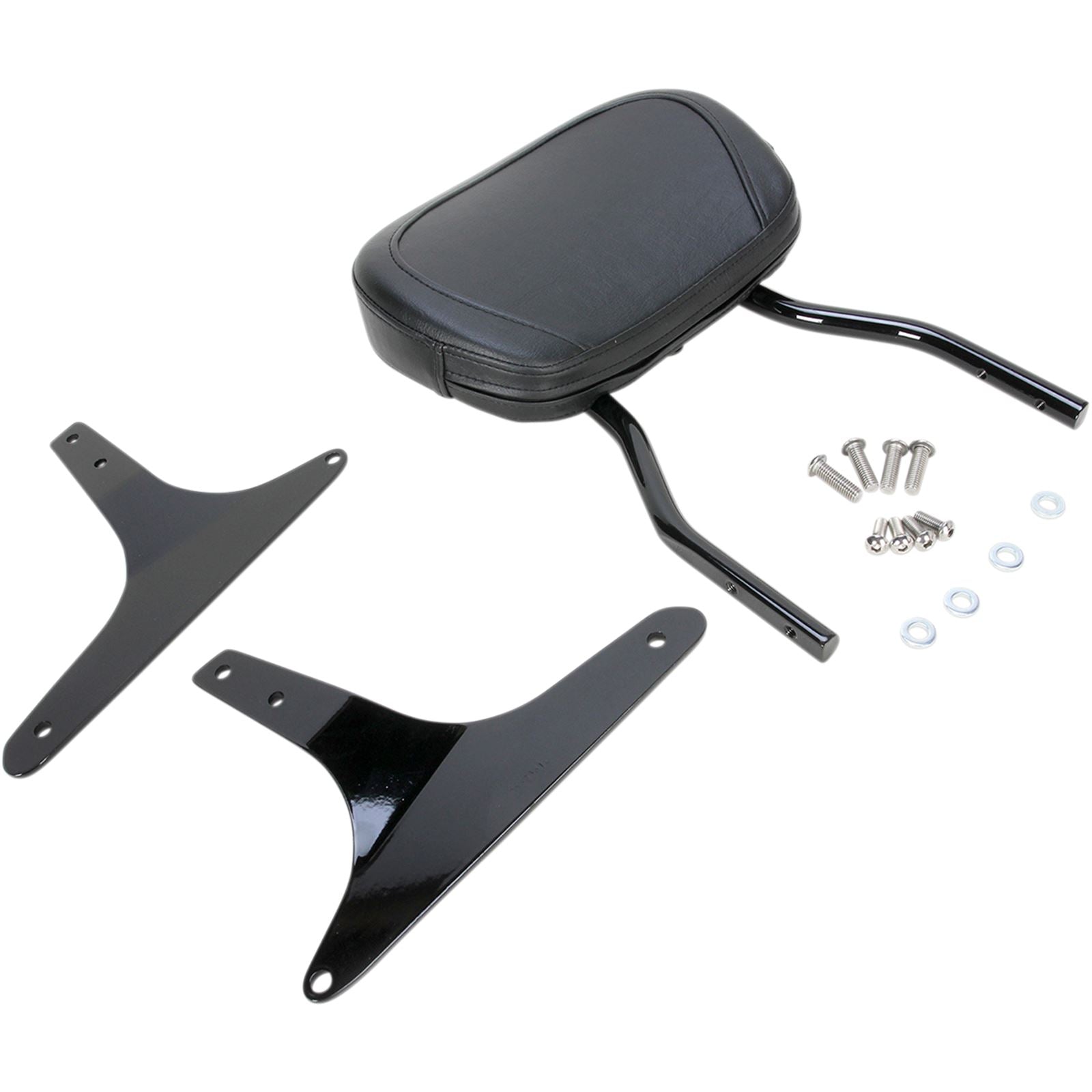 Cobra Round Sissy Bar - Standard - Black - Softail 602-1301B_361227