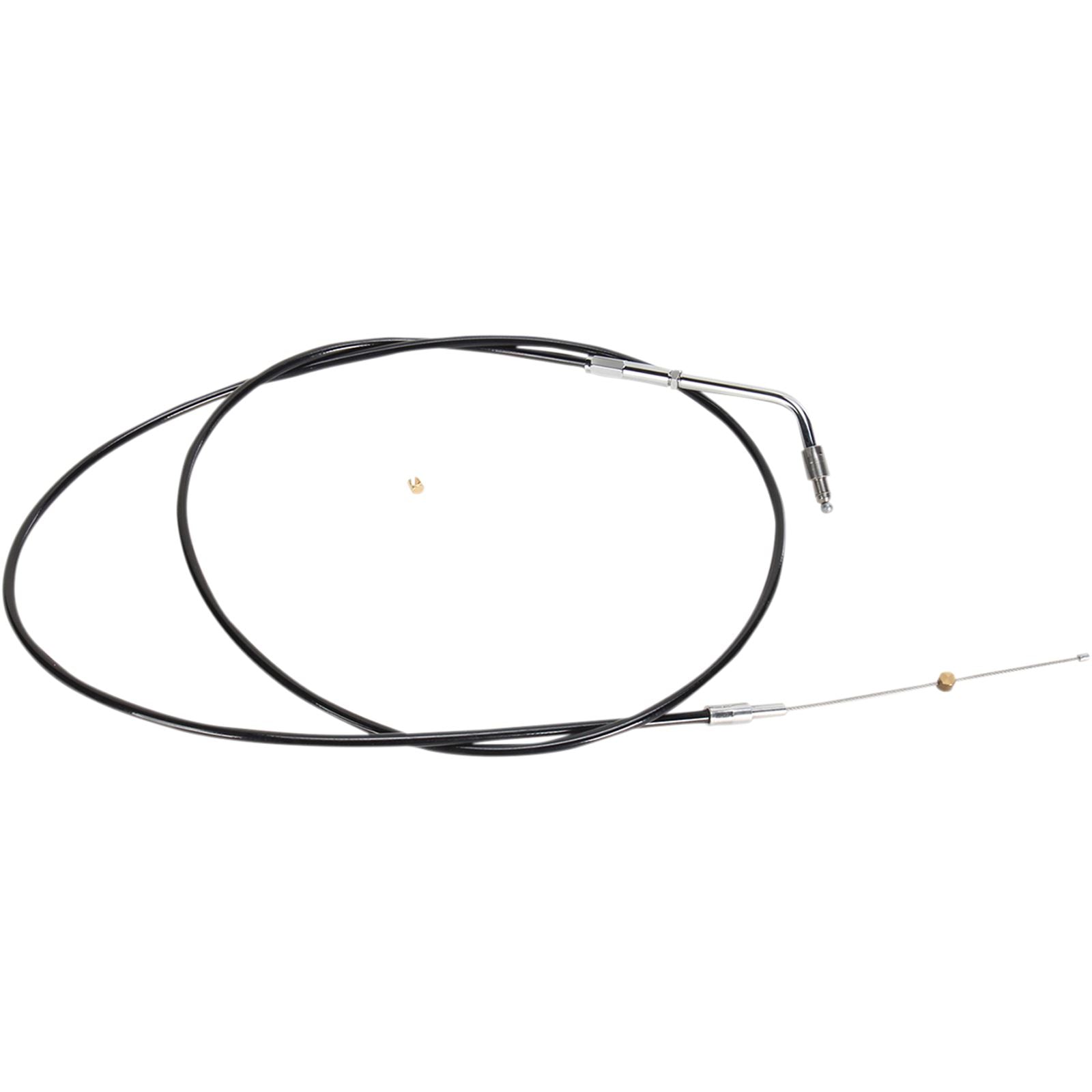 LA Choppers 12" - 14" Black Throttle Cable for '96 - '07 FL [MPN: LA-8005TH13B]_415816