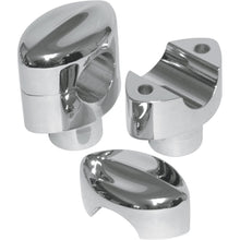 LA Choppers Chrome 1-1/2" Mohawk Risers for 1" Handlebars [MPN: LA-7401-01]_414771