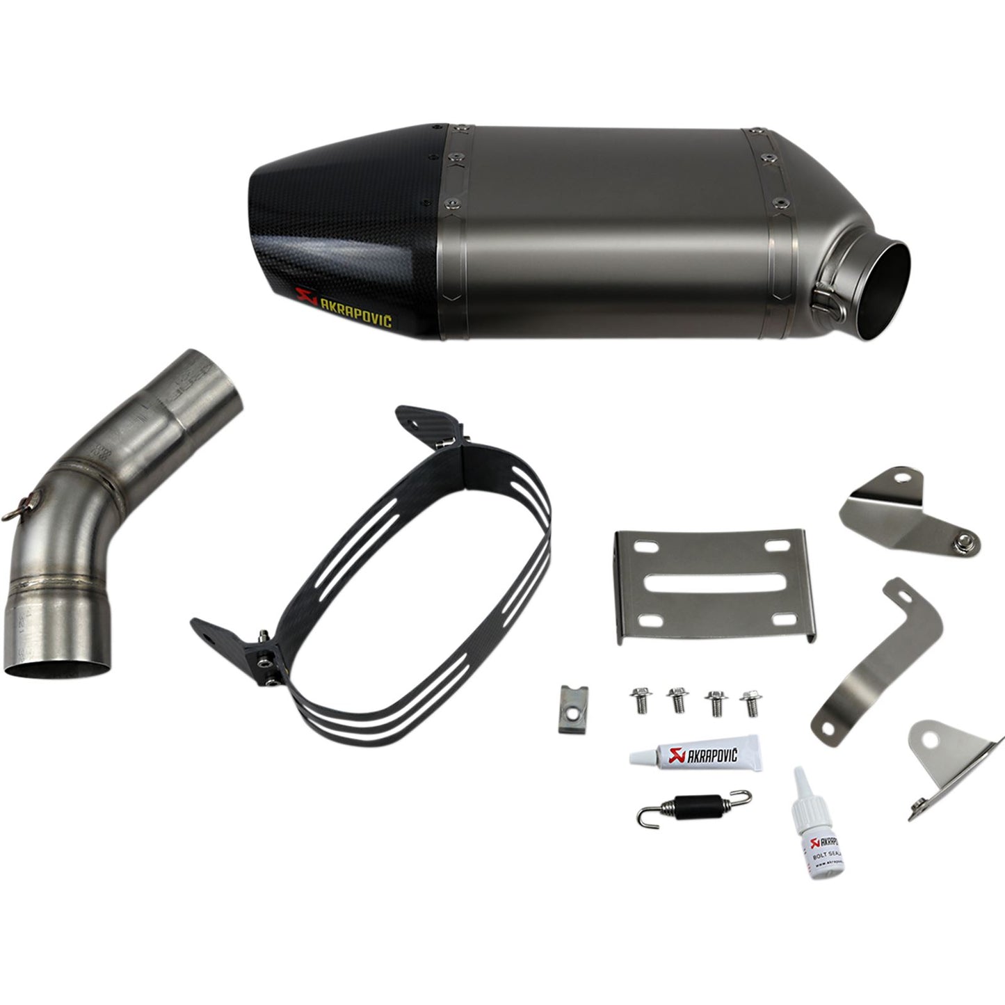 Akrapovic Muffler - Titanium - '07-'08 ZX-6R [MPN: S-K6SO5-HACT]_322733
