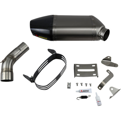 Akrapovic Muffler - Titanium - '07-'08 ZX-6R [MPN: S-K6SO5-HACT]_322733