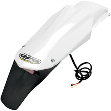 UFO Plastics Enduro Rear Fender with Light - White [MPN: HU03314-041]_487529