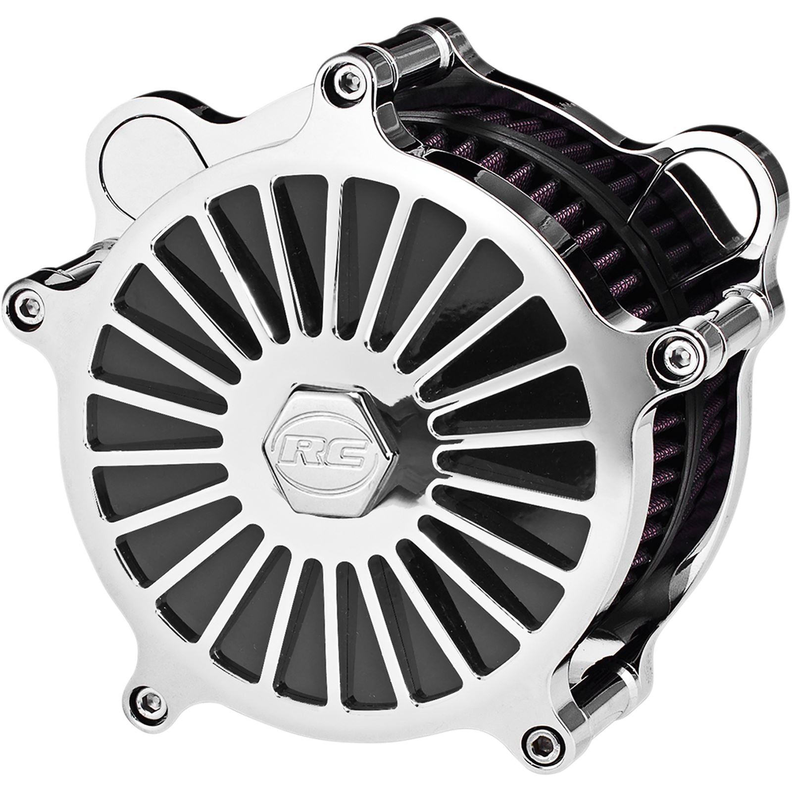 RC Components Air Cleaner Illusion Chrome [MPN: AC-02C-126C]_462911