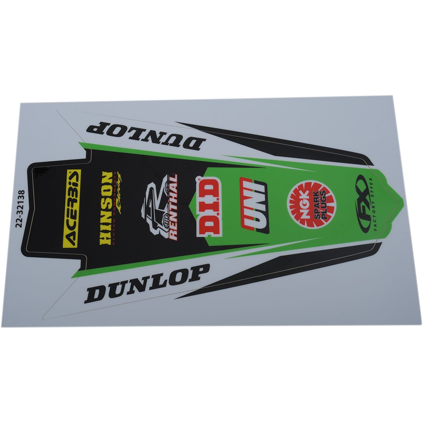 Factory Effex Rear Fender Graphic Fits Kawasaki 22-32138_384675