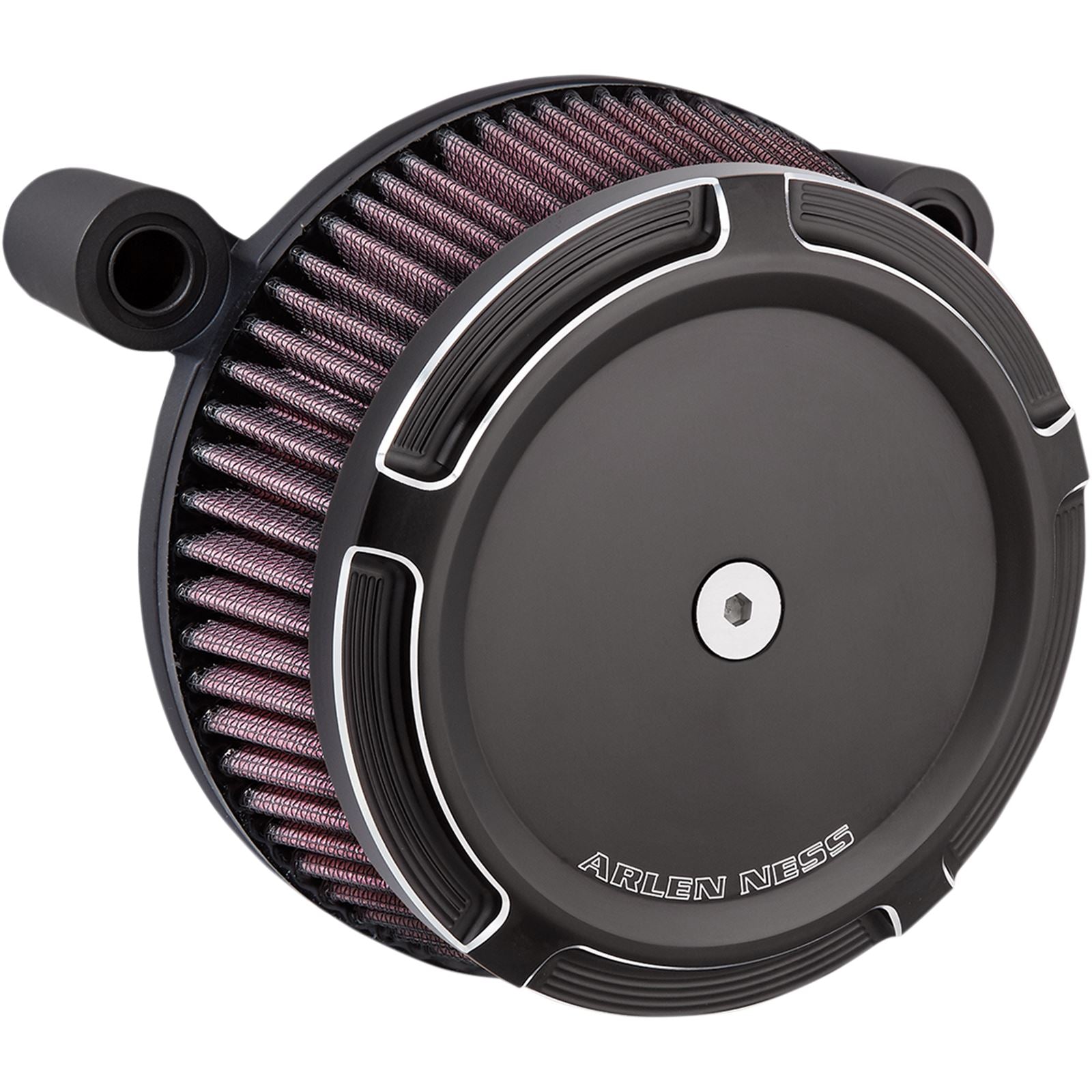 Arlen Ness Air Cleaner Synthetic Stage1 Beveled  Black FL 08 50-840_344569