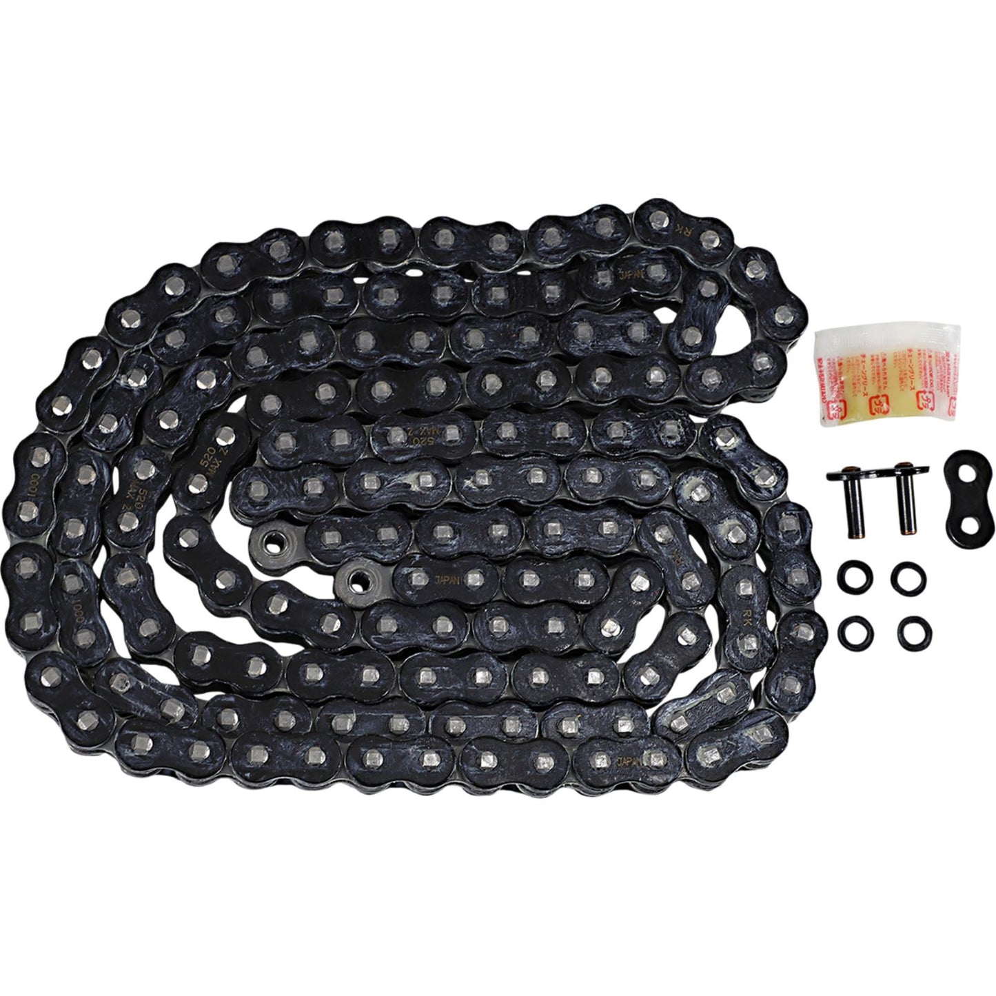 RK Chain 520 - Max-Z Chain - Black & Chrome -130 Links [MPN: 520MAXZ-130-BC]_1536522