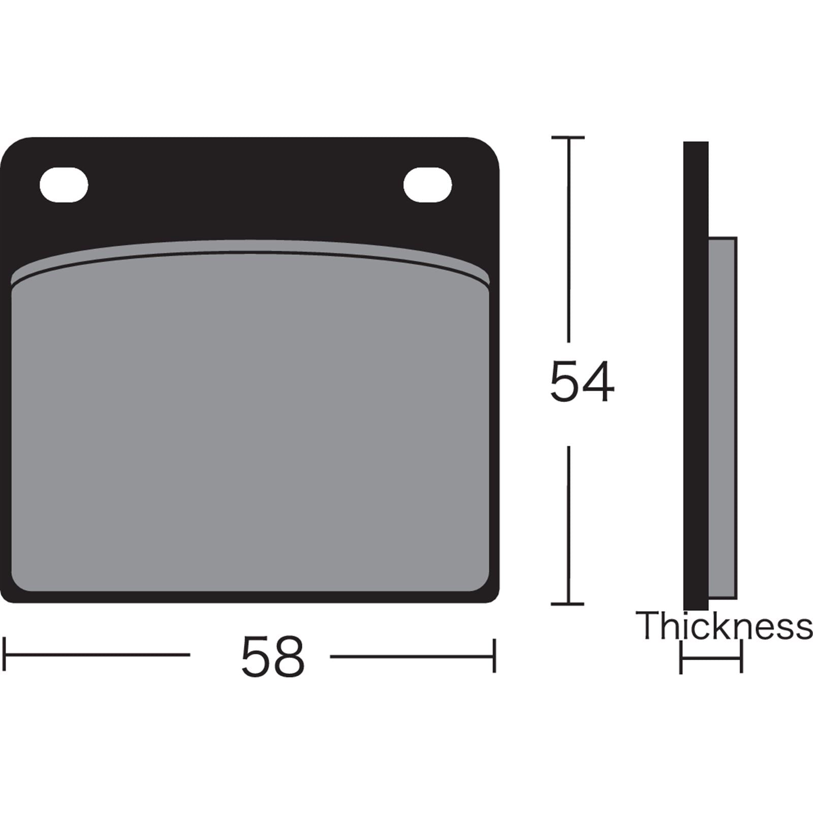 Vesrah Semi-Metallic Brake Pads - VD-306 [MPN: VD-306]_491574